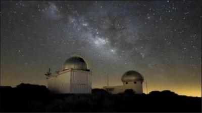 The observatory in Tenerife where the robotic telescope is located