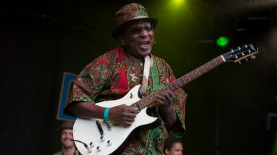 Ebo Taylor performing at Womad world music Festival, Charlton Park, Wiltshire, Britain - 31 Jul 2011