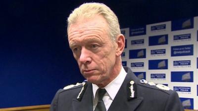 Metropolitan Police Commissioner Sir Bernard Hogan Howe