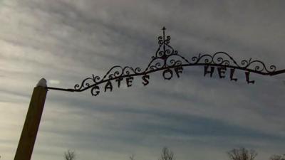 Gates of Hell sign