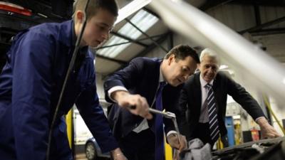 George Osborne meets a mechanic