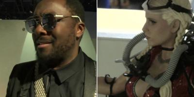 Will.i.am and a 3D print out