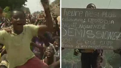 Celebrations and protests in CAR