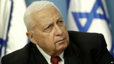 Ariel Sharon file pic 2004