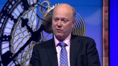 Conservative Justice Secretary Chris Grayling