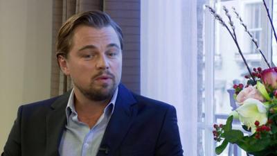 Leonardo DiCaprio talks to Andrew Marr