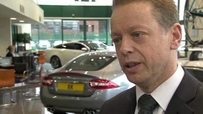 Andrew Broomhead, managing director, Royles Jaguar