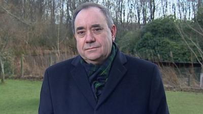 First Minister Alex Salmond