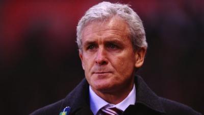 Stoke City manager Mark Hughes