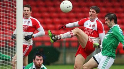 Derry beat Fermanagh in the McKenna Cup match at Owenbeg