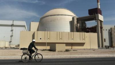 Reactor building of the Bushehr nuclear power plant