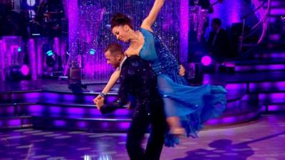 Natalie Gumede in the Strictly Come Dancing final