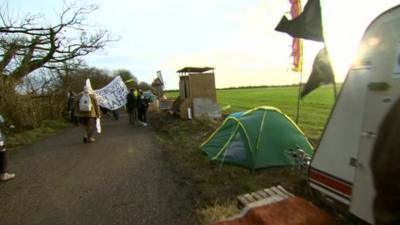 fracking protest at Barton Moss