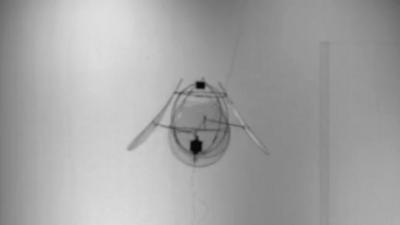 The prototype "jellyfish" flying robot (c) New York University