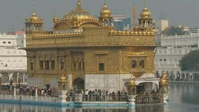 The Golden Temple in Amritsar