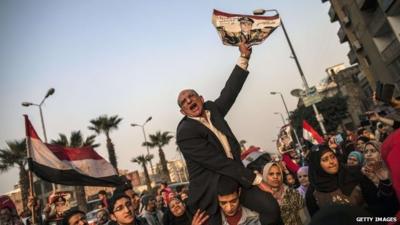 Egyptian protesters