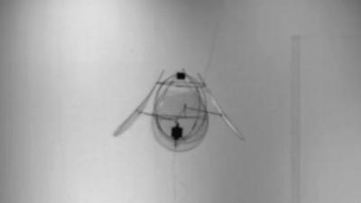 The prototype "jellyfish" flying robot (c) New York University