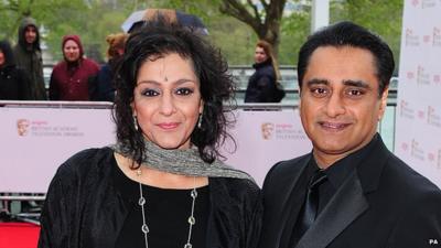 Meera Syal and Sanjeev Bhaskar