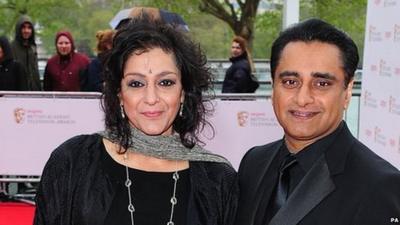 Meera Syal and Sanjeev Bhaskar