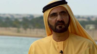 The ruler of Dubai, Sheikh Mohammed Bin Rashid Al Maktoum