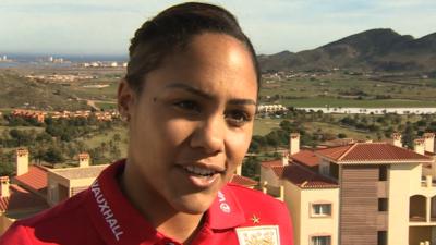 England defender Alex Scott