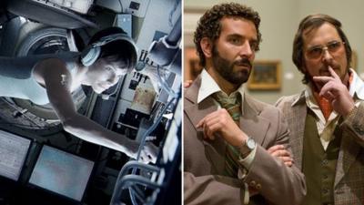 Gravity and American Hustle