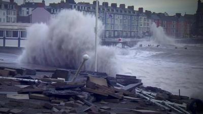 Coastal towns were battered in recent storms