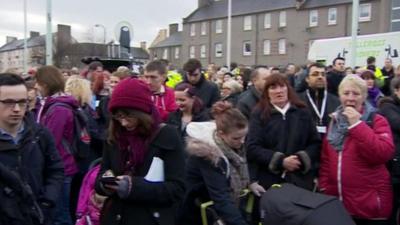 People gather to join search party in Edinburgh