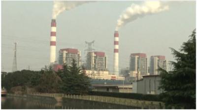 Factories near the free trade zone in Shanghai