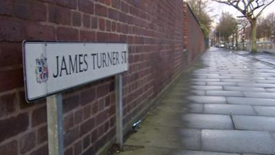 James Turner Street sign