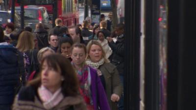 People on Oxford Street