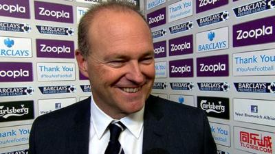 West Brom's new head coach Pepe Mel discusses his first game in the Premier League.