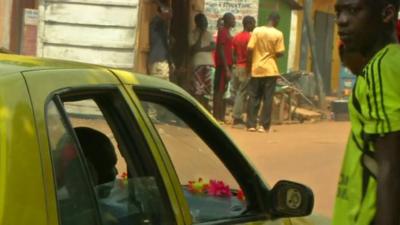 A street in Bangui