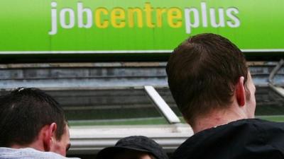 Job Centre Plus sign