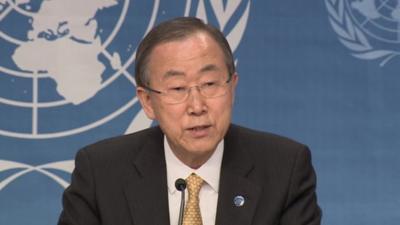 UN Secretary General Ban Ki-Moon