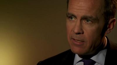 Bank of England governor Mark Carney