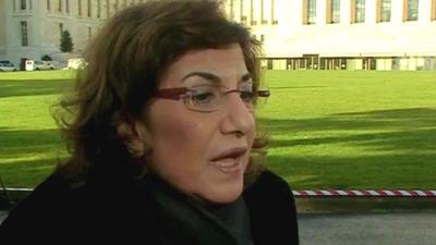 Syrian presidential adviser Dr Bouthaina Shaaban