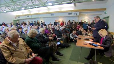 Public meeting in Wells