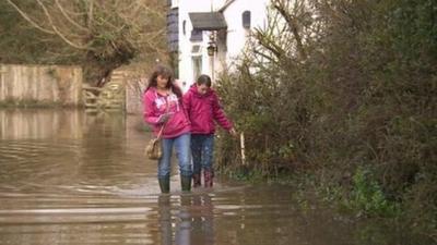 Floods in Somerset