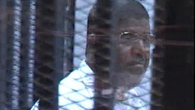 Mohammed Morsi in Cairo court