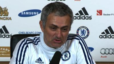 Chelsea manager Jose Mourinho