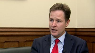 Deputy PM Nick Clegg