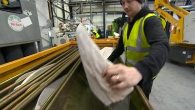 Production line at Petford Tools Ltd