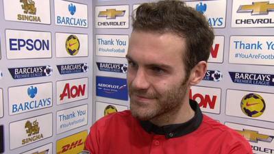 Manchester United debutant Juan Mata