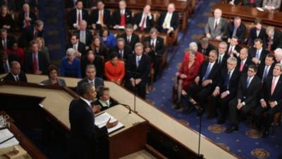 Barack Obama delivers his State of the Union address