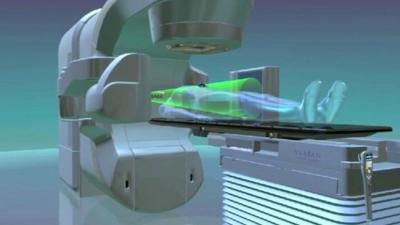 Radiotherapy machine graphic