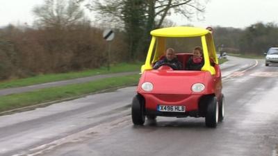 Road version of children's toy car!