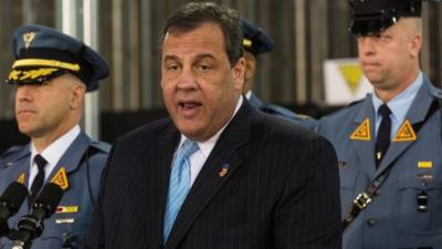 New Jersey Governor Chris Christie