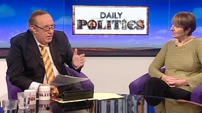 Andrew Neil and Dr Louise Irvine