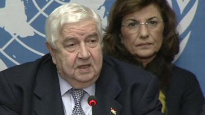 Syrian Foreign Minister Walid Muallem